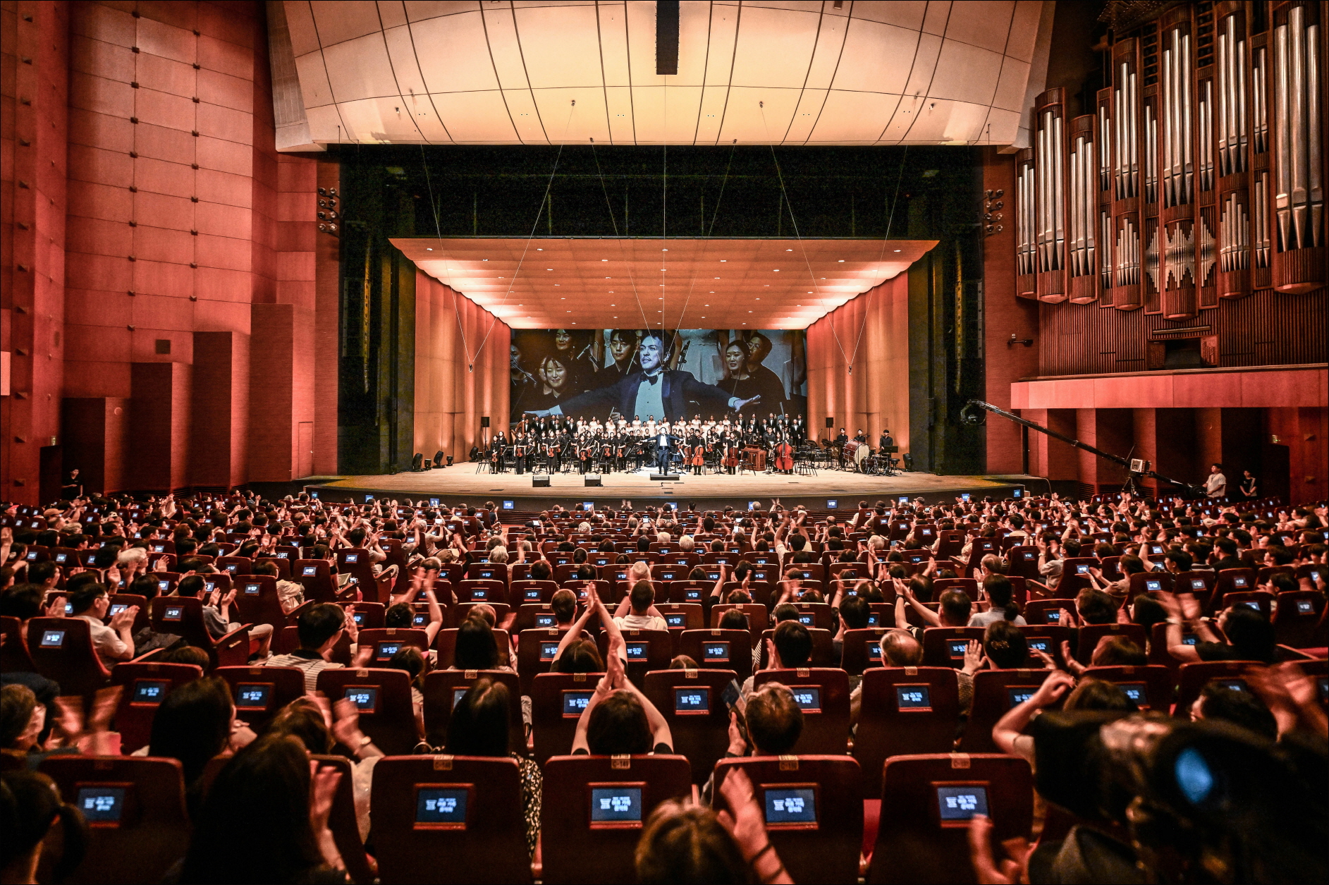 여름 가족 음악회 멀티미디어 이미지