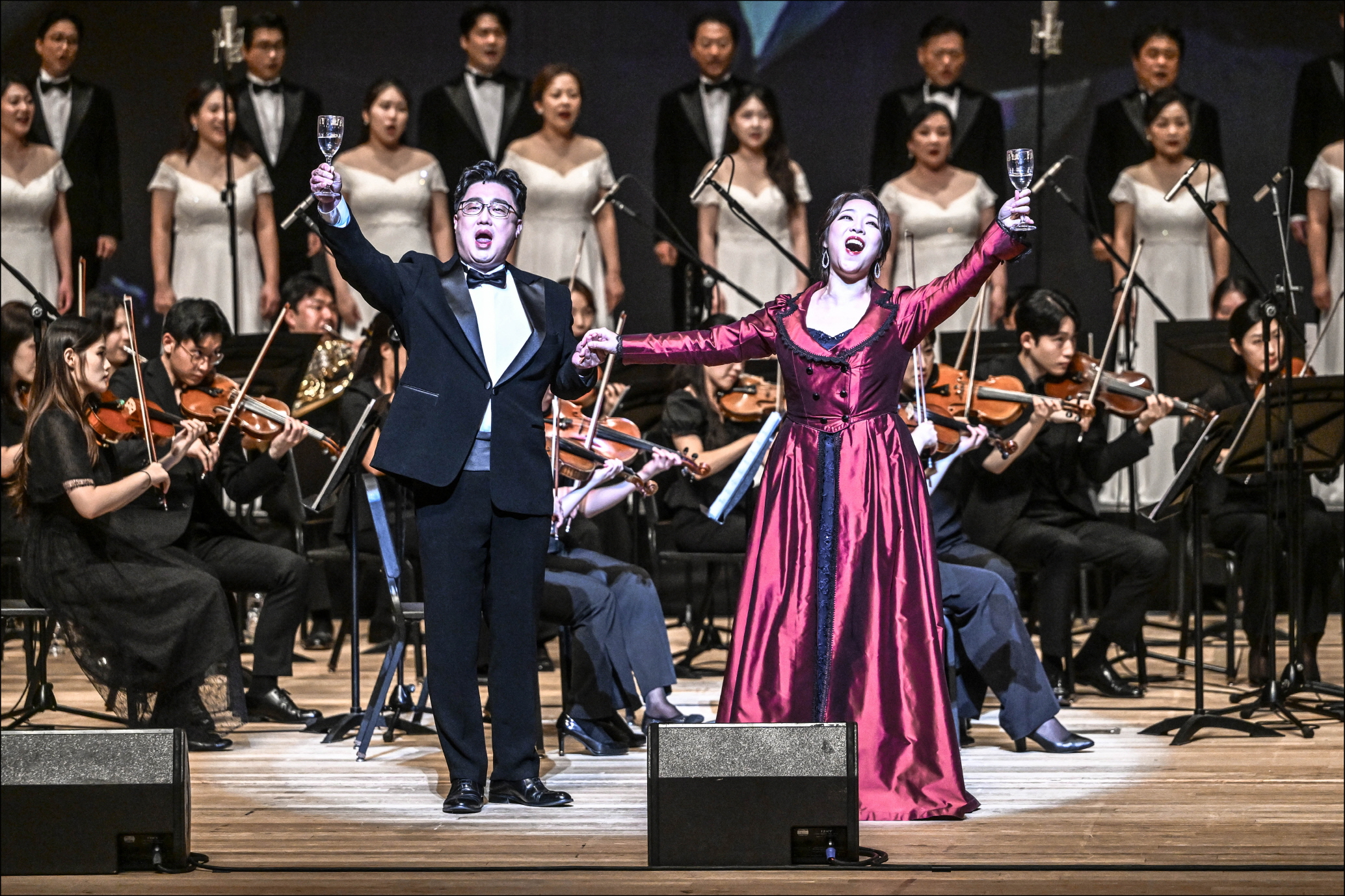 여름 가족 음악회 멀티미디어 이미지