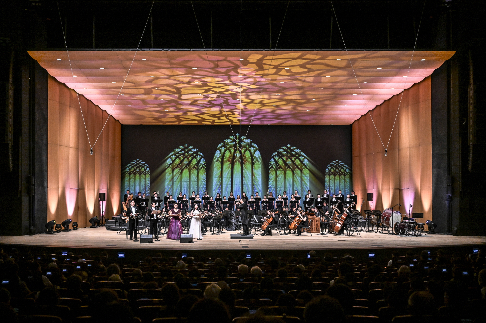 여름 가족 음악회 멀티미디어 이미지