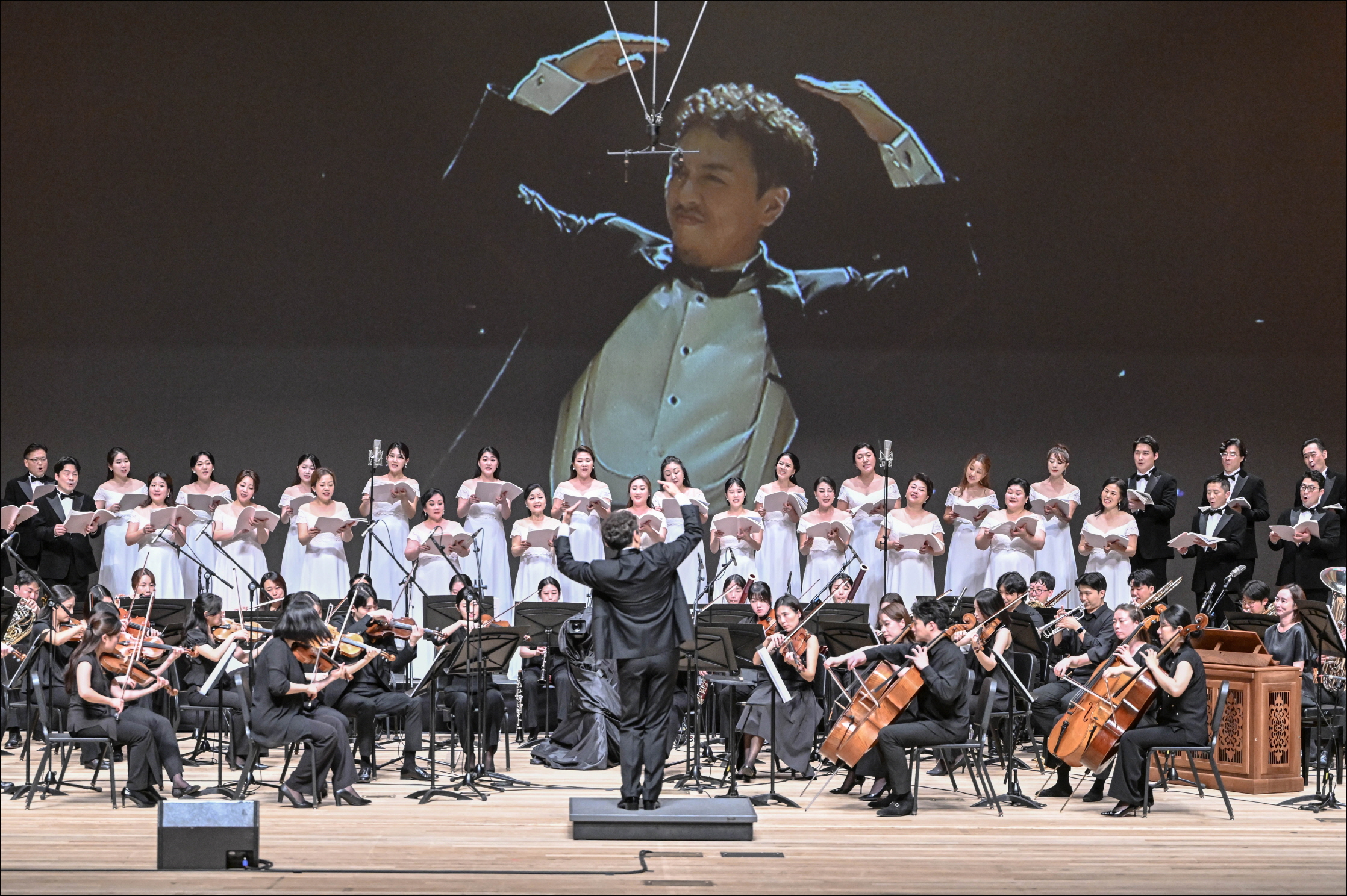 여름 가족 음악회 멀티미디어 이미지