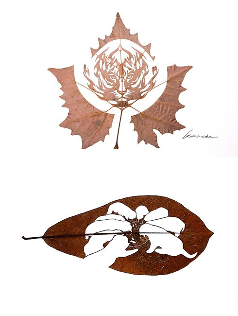 나뭇잎 조각(LEAF ART)